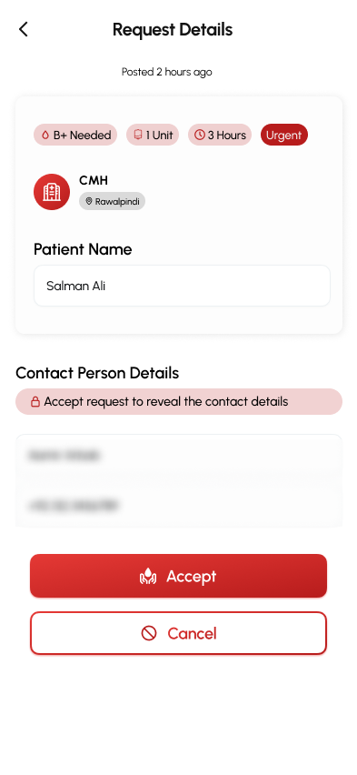 Verification & Privacy screen in the Donate Pulse app